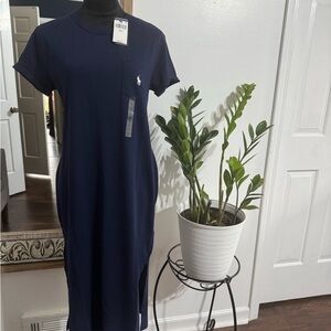 Ralph Lauren Dark Blue Midi Dress